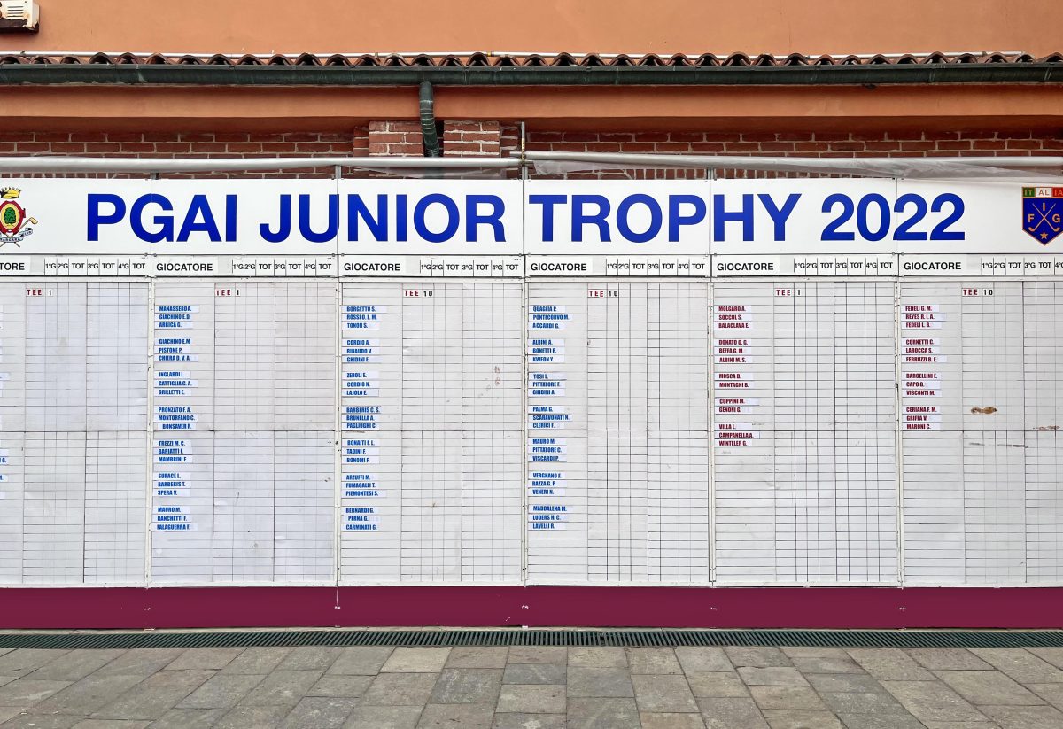 PGAI Junior trophy 2022