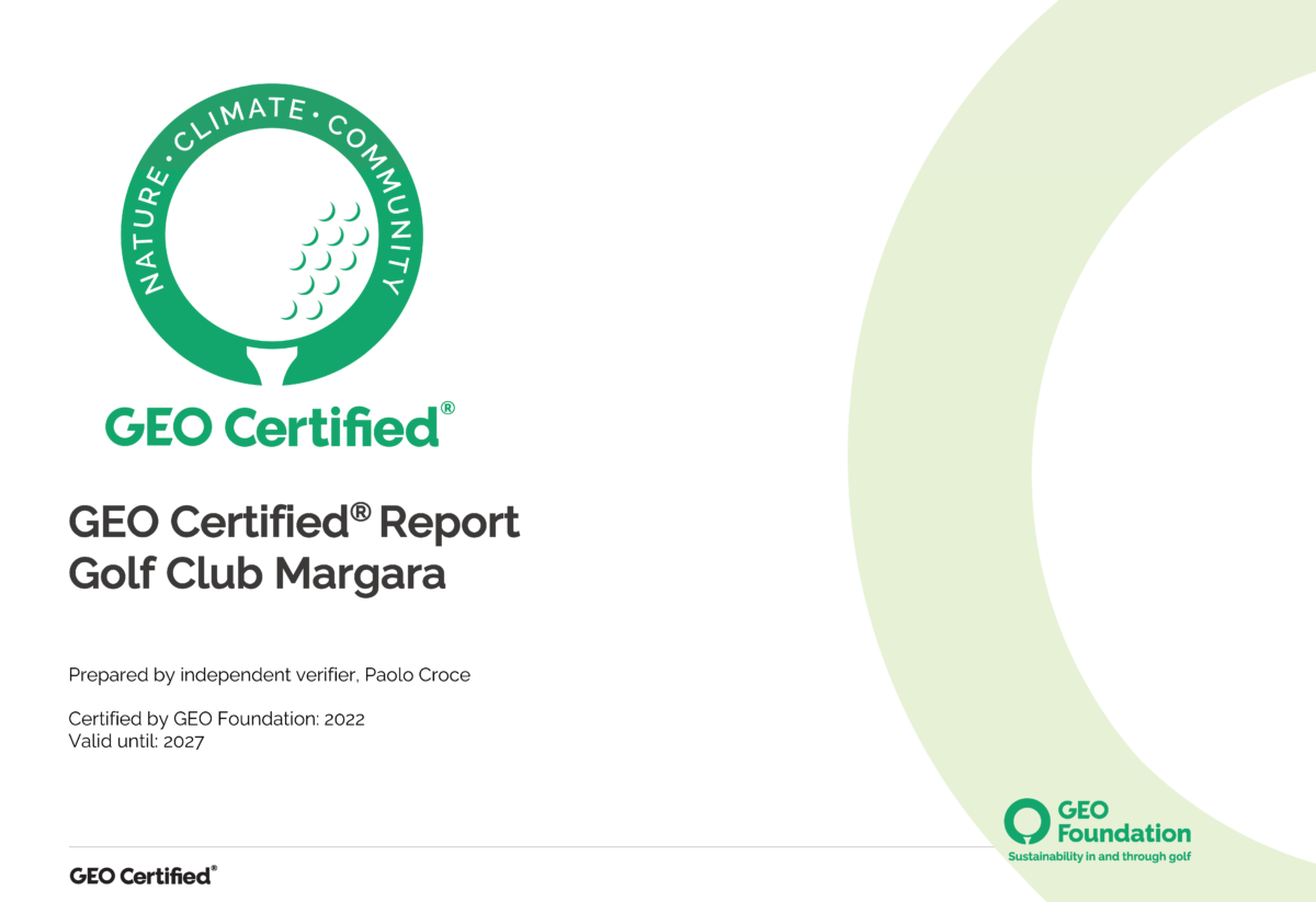 GEO Certification Report 2022 - Golf Club Margara